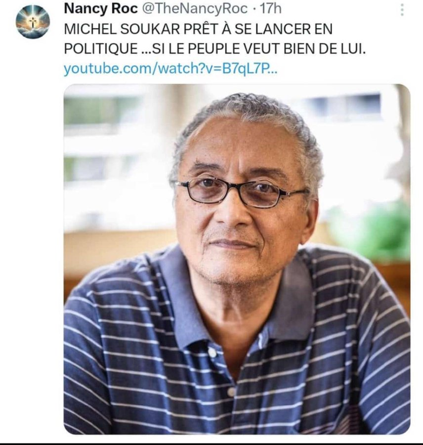 TheNancyRoc's tweet photo. L'interview de Michel Soukar sur CPAM Montréal annonçant qu'il serait prêt à se lancer en politique pour défendre son pays si le peuple veut bien de lui est devenue virale sur les RS en moins de 24h. Espérons que les politiciens traditionnels en tireront une leçon! https://t.co/ORyyF0ycqk