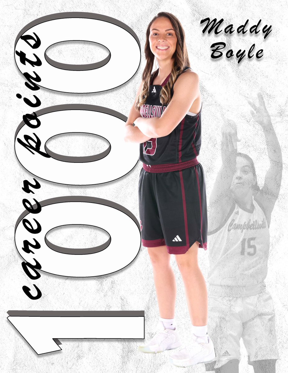 During last night’s game vs. Georgetown College, Maddy Boyle scored her 1️⃣0️⃣0️⃣0️⃣th collegiate point. 🏀Over 900 of those have been scored in a Lady Tiger uniform, after transferring from Kentucky Wesleyan. Congratulations, Maddy‼️