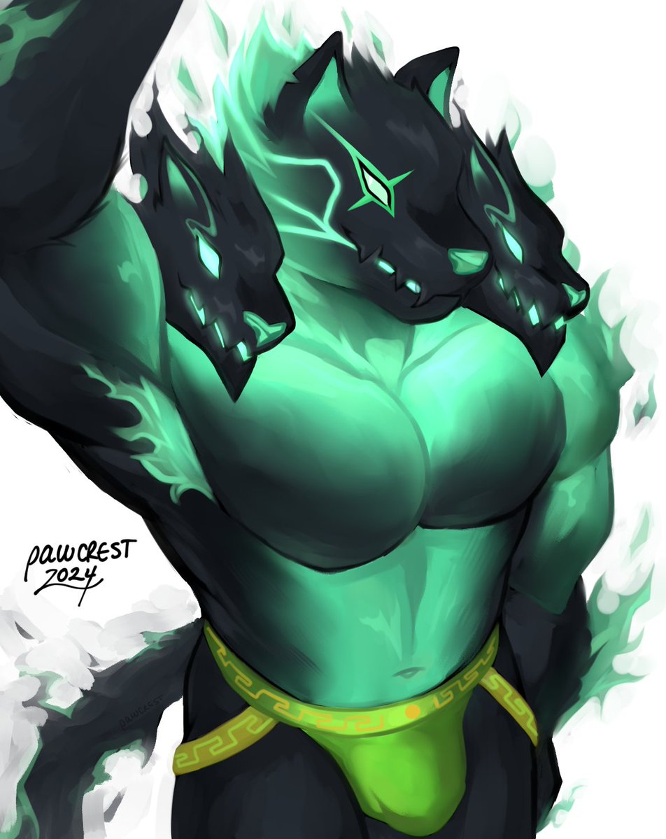 pawcrest's tweet photo. dunno who he is, all I know is that he's so hot 🔥
here's the final version y'all
#furry #furryart https://t.co/UgWZNX9WGf