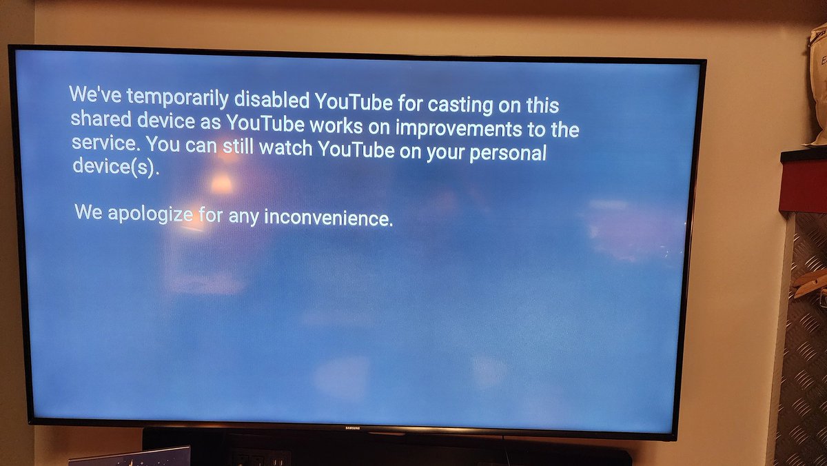 Disney Art of Animation Resort TVs locked out the HDMI inputs and also locked out YouTube. Sheesh.