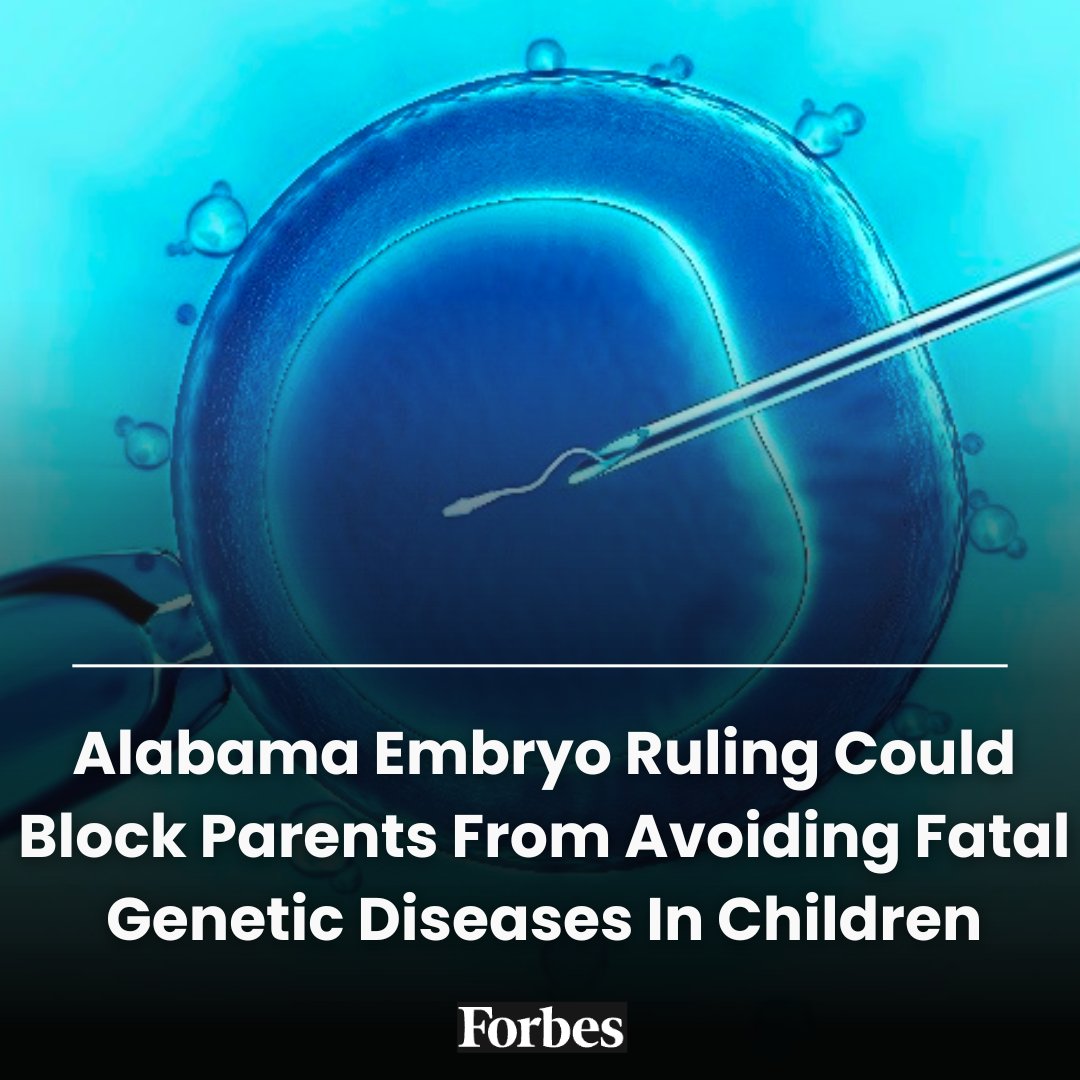 In her latest <a href="/Forbes/">Forbes</a> article, <a href="/EllenMatloff/">EllenMatloff</a> shared the story of <a href="/MyJScreen/">jscreen</a> CEO Dr. Matt Goldstein &amp; his wife Myra Sack, who pursued #IVF for #TaySachs. Read how couples like Matt &amp; Myra may be negatively impacted by the ruling
hubs.li/Q02m7gPk0
#GeneChat #PrecisionMedicine