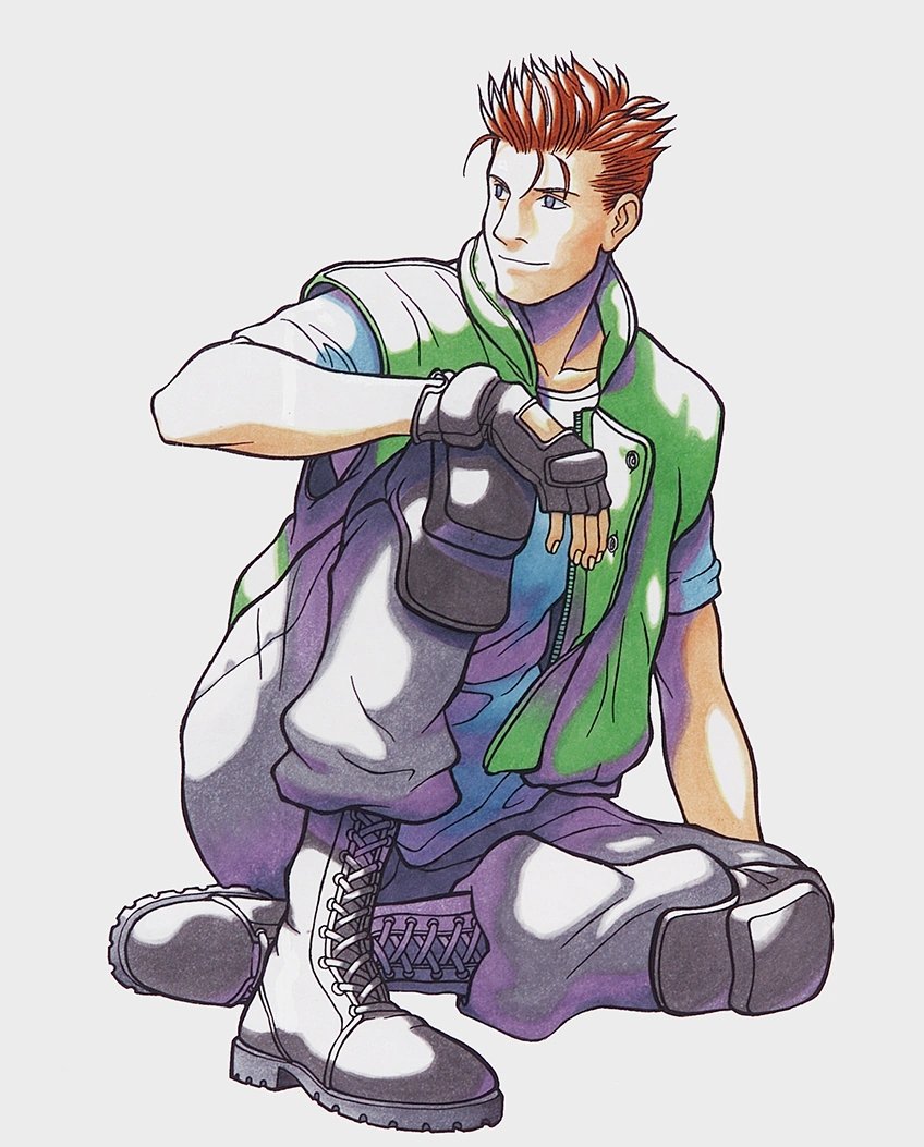 dailystarsteam's tweet photo. ✧ Early Chris artwork for Resident Evil (1996) https://t.co/H5T7P4qFQC