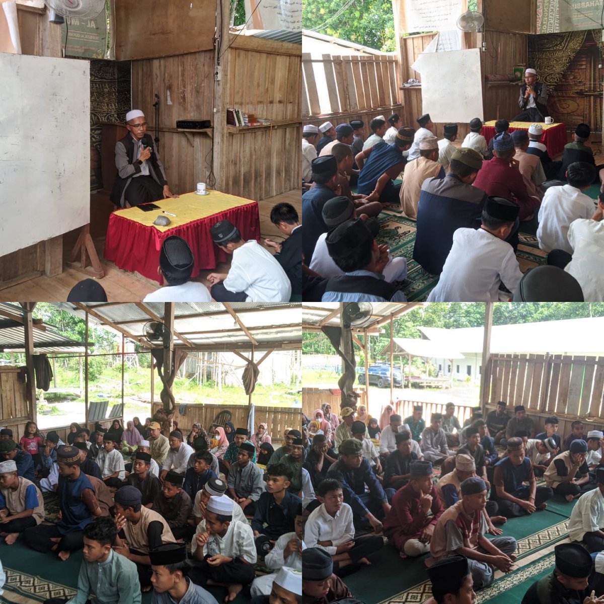 Ikhwan_Bahar's tweet image. Tak ada orang tua yg menyesal krn telah menyekolahkan anaknya di pesantren, penyesalan mungkin akan terjadi sebaliknya.

#Pengajian rutin ut orang tua/wali, pembina dan santri Ponpes Al-Mutahabbun Tanah Beru, binaan dinda Muslim Bahar, 23/2/2024

#ponpes #santri #persantren