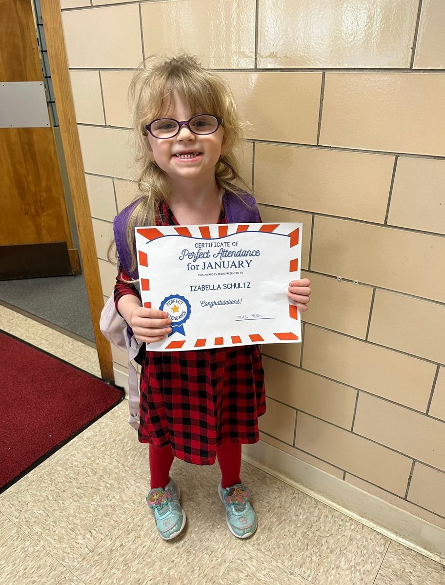 chautopp's tweet image. Congratulations to these Holy Family students for achieving perfect attendance in January!

#GetaHeadStart