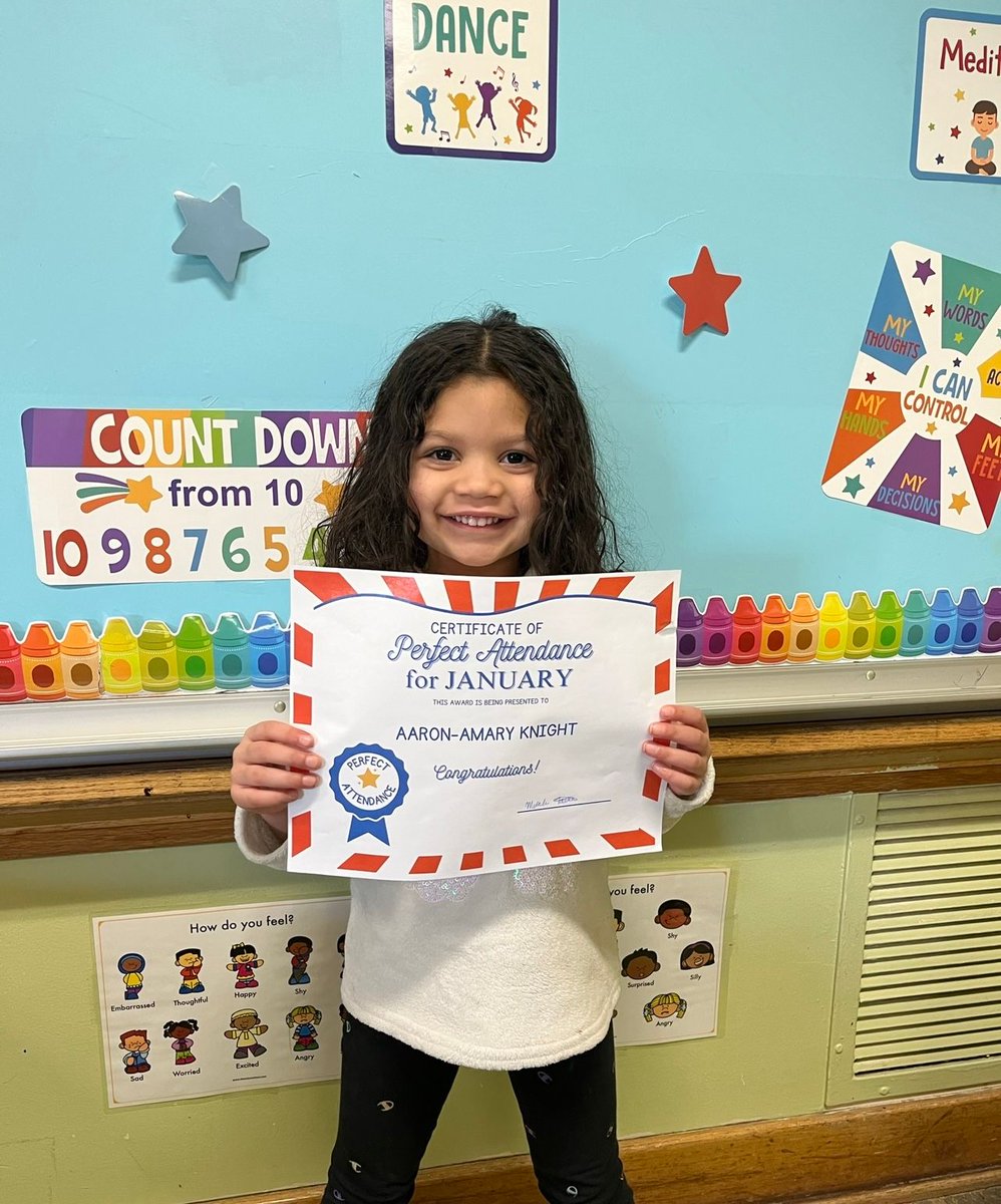 chautopp's tweet image. Congratulations to our Holy Family students for achieving perfect attendance in January!

#GetaHeadStart