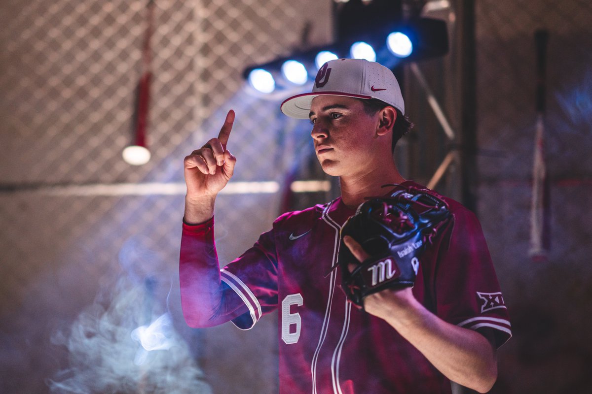 OU_Baseball's tweet photo. The frosh @IsaiahLane06 with a 3 RBI triple for his first collegiate hit 👏

END 8 | OU 20, WSU 0
