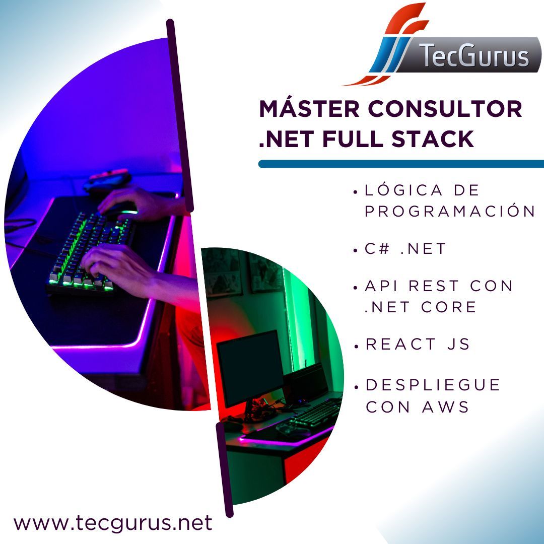 tecgurusnet's tweet image. ¡Domina las Tecnologías del Futuro! 👩‍💻
 
🚀 Inicia el 13 de abril el máster online de 8 Meses.
Aprende C# .NET, ASP.NET Core, React js y AWS en un entorno 100% práctico. 

👉 ¡Inscríbete! wa.link/in1464

#SoyGuru #NETFullStack #TecGurus
