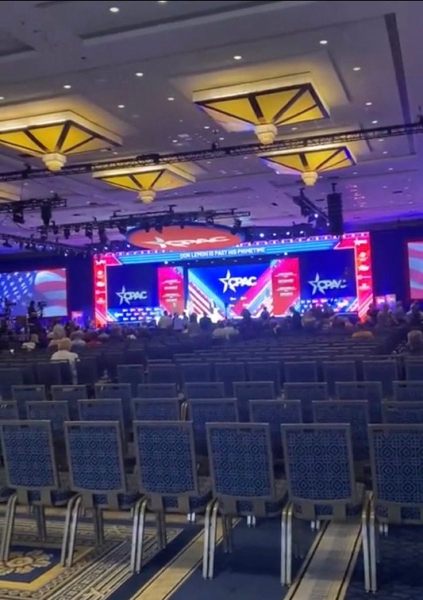 @DanRather CPAC is a pathetic and embarrassing moment for MAGA.Empty seats,bored crowds,low ratings, and the same losing policies. Republicans don’t have what it takes to win an election anymore. It’s why they resorted to violence and Insurrection. Completely out of touch with Americans