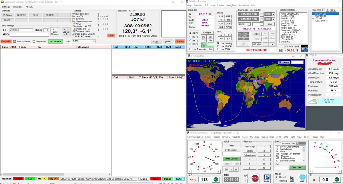 Oliver DL6KBG (@dl6kbg) on Twitter photo Awaiting #greencube from the armchair. <a href="/CarstenGrn1/">Carsten Grøn / OZ9AAR</a> really love the live map :-) Awaiting #greencube from the armchair. <a href="/CarstenGrn1/">Carsten Grøn / OZ9AAR</a> really love the live map :-)