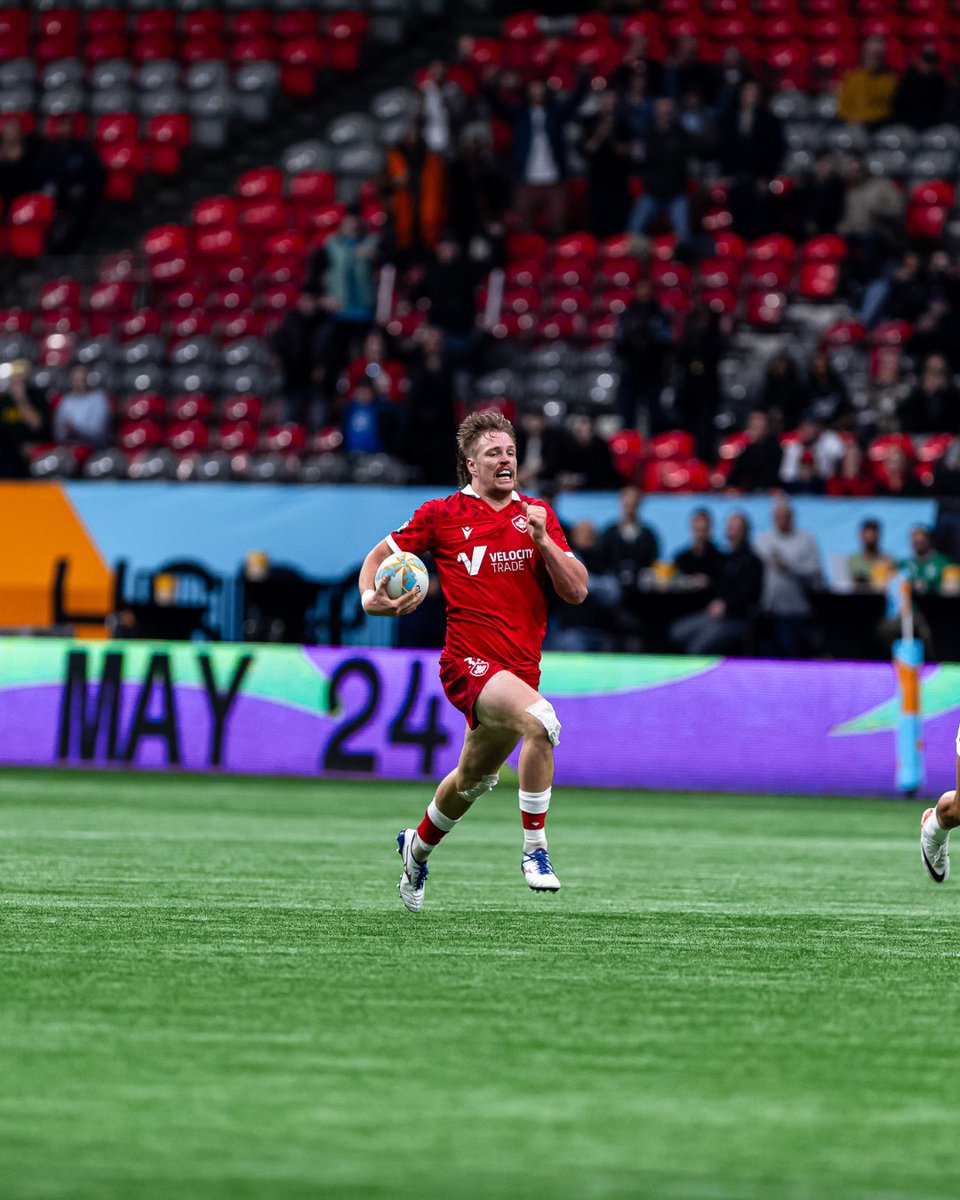 Jack Carson and Alex Russell each put up 5️⃣ in a thriller against the series leaders Argentina🏉🇨🇦 

#RugbyCA | #HSBCSVNS | #VANSEVENS | #HSBCSVNSVAN