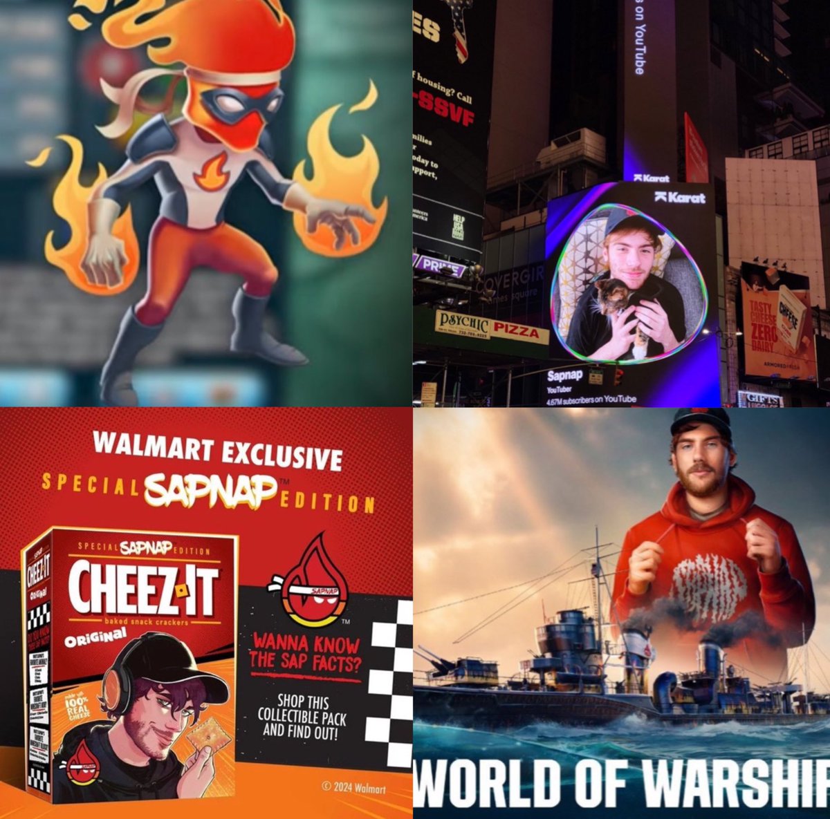 comfortsapnap's tweet photo. here’s just a Few of sapnap’s side quests !!! 😭🫶🏻 https://t.co/Sec1LAtLvF