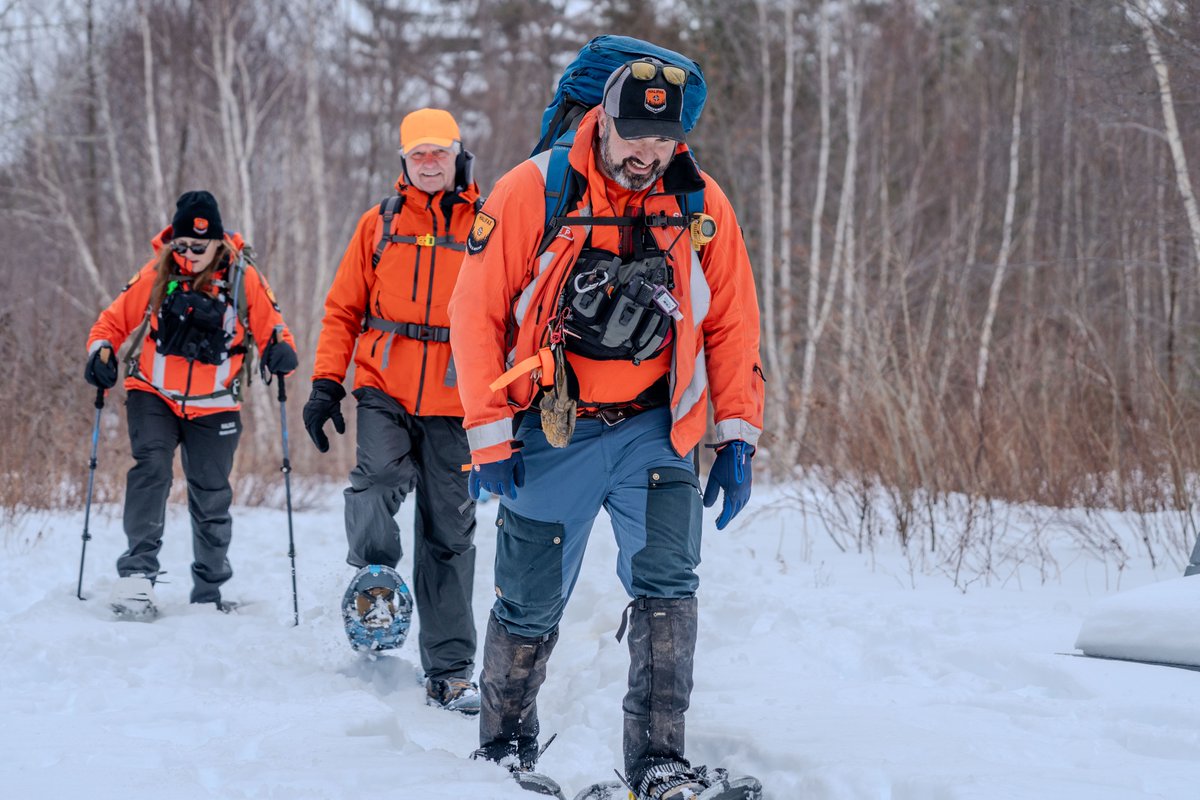 Nearly two weeks ago, we partnered with Eastern Shore #GSAR for a winter #SAREx. Objectives of the exercise included refreshing winter deployment skills.  Those same skills would be put to the use during a missing person search just a few days later in #FallRiver.  #SARPartners