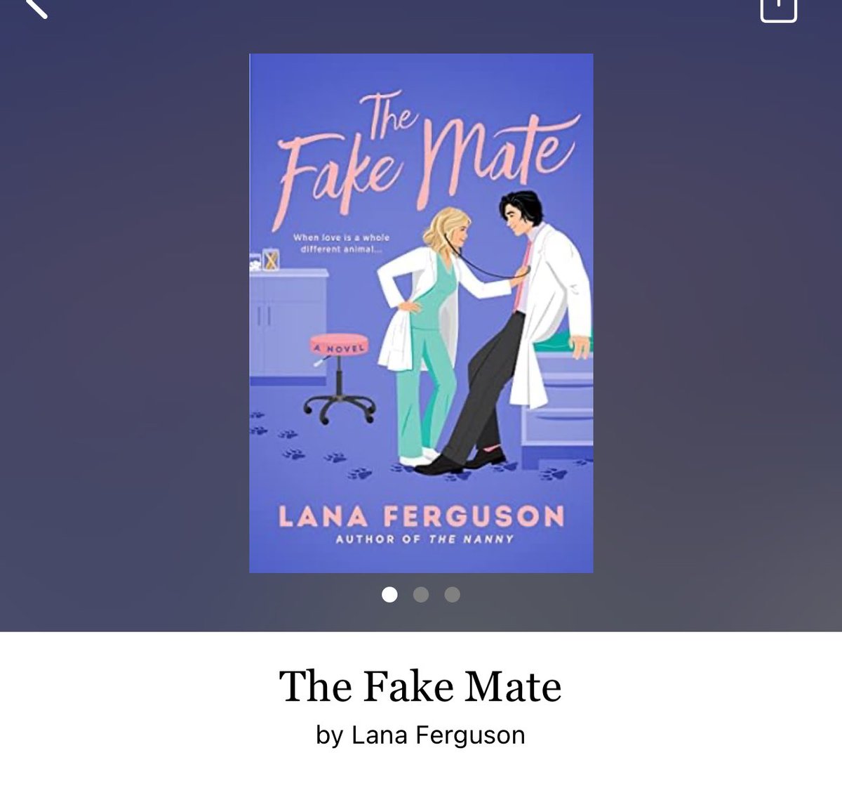 The Fake Mate by Lana Ferguson 

#TheFakeMate by LanaFerguson #6010 #27chapters #400pages #159of400 #NewRelease #Audiobook #34for9 #WolfShifters #MackenzieAndNoah #february2024 #clearingoffreadingshelves #whatsnext #readitquick