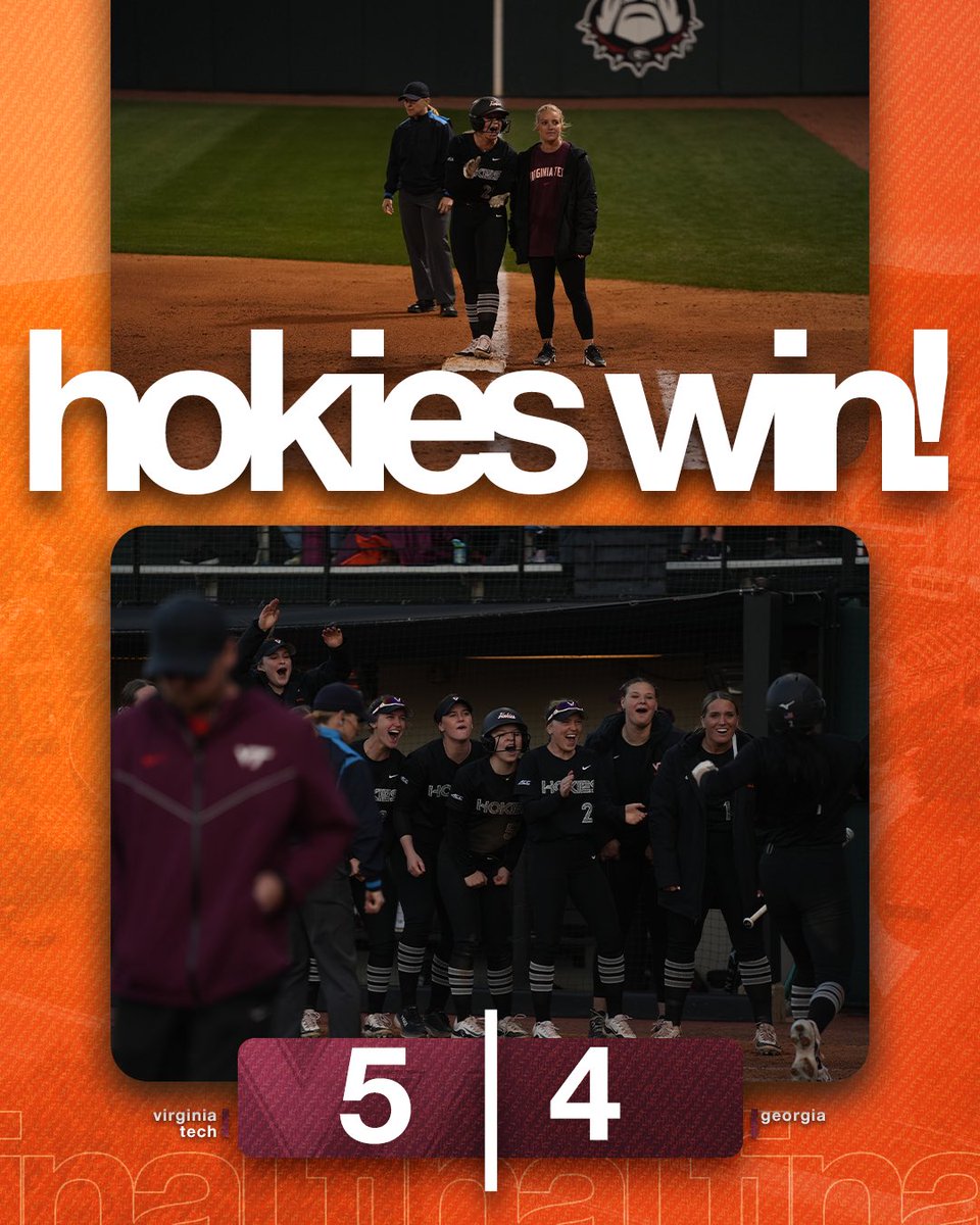 BIG TIME WIN #HokieNation🦃🥎