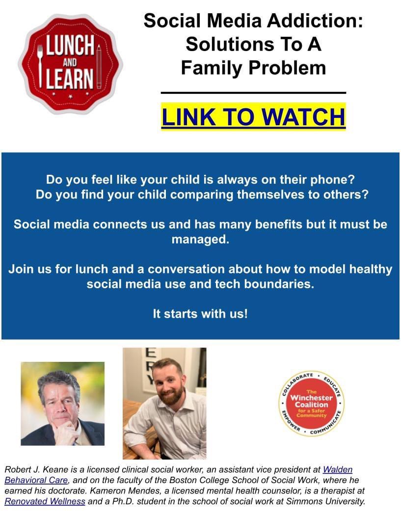 Did you miss our presentation on social mediation addiction?  Watch here: youtube.com/watch?v=0ZzMxJ…!