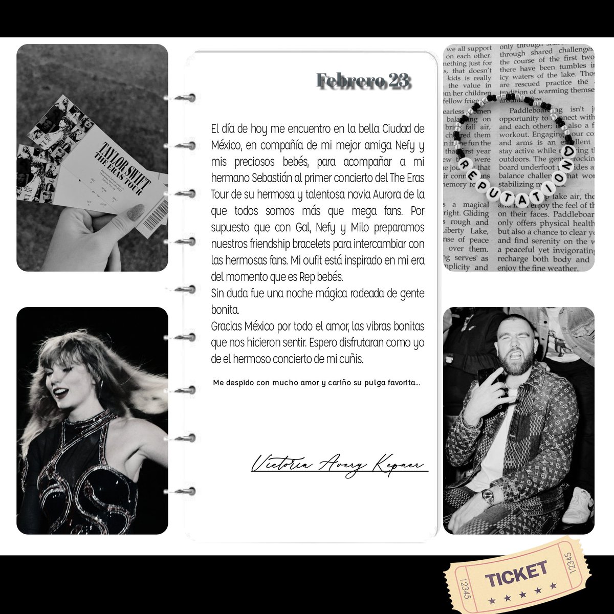 ◞© 𝗐𝖾𝖻𝘀𝗶𝘁𝗲 ── 
https://𝕊𝖾𝗋𝖾𝗇𝖽𝗂𝗉𝗂𝖺𝖿𝗄𝗄/blog
Bitácora De Una Pulga 🌙- Nueva Actualización
📌Ciudad de México
El día de hoy es el primer concierto de The Eras Tour de mi hermosa cuñada al cual asistí con mi mejor amiga, By y mis bebés... 
#ErasTourAurora