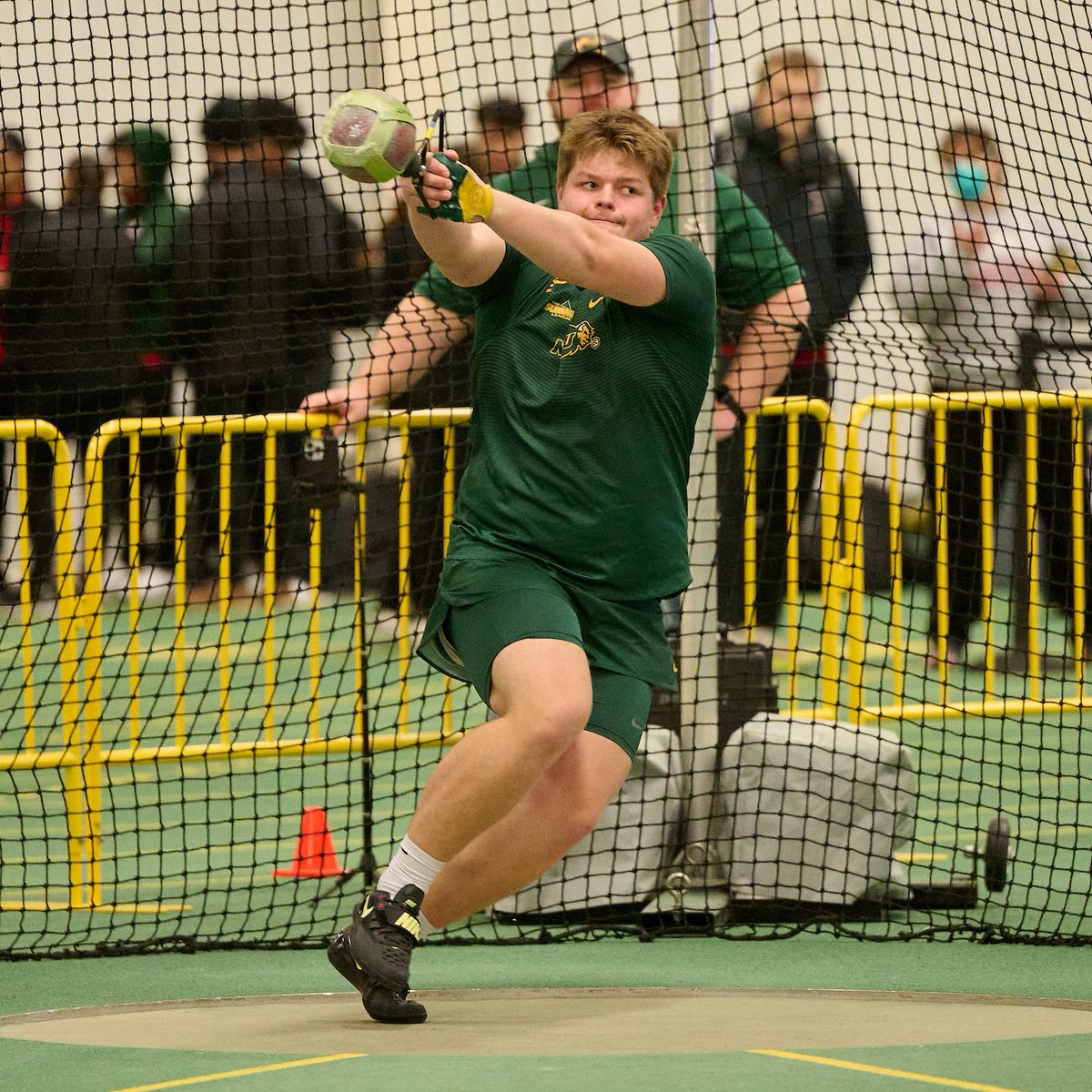 NDSUTrackField's tweet photo. Freshman Jack Packer took 8th in the weight throw at his first Summit League meet, throwing 51-11.25 (15.83m). https://t.co/TVo72zOzWM