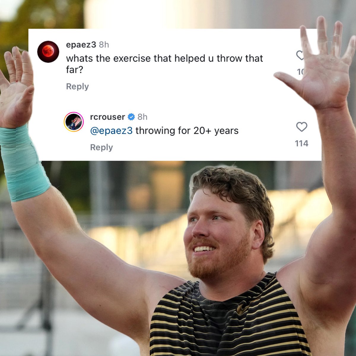ThrowersUni's tweet photo. Nothing but facts from RC23 🫡 https://t.co/Ko3z1mYvMa