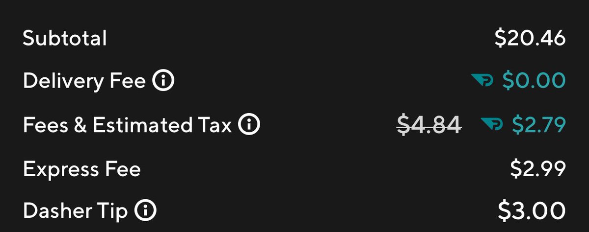 TheChefLoki's tweet photo. @dooordash making sure they make profit  but skimp on the ones who don’t https://t.co/I7aNUIFJFl