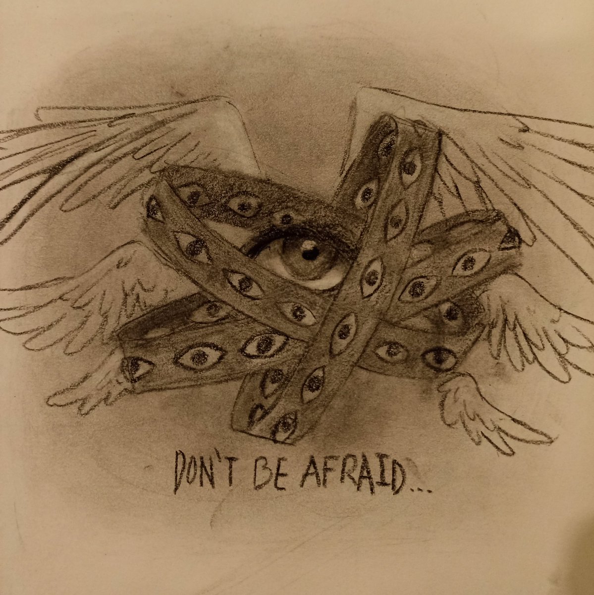 Imagination_MJ's tweet image. -Don't Be afraid...
#arte #art #ophanim #angel #dibujo #sketch