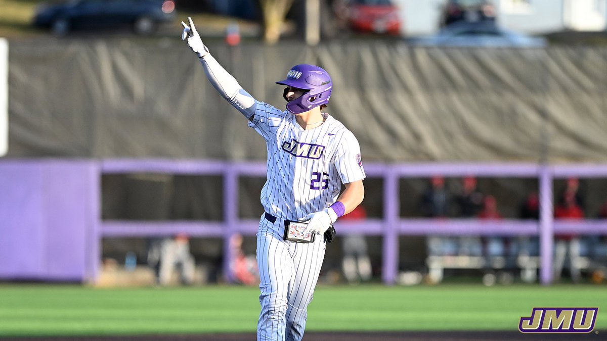 JMUBaseball's tweet photo. RECAP | @colebreezy_ and @schiavone_jason power the Dukes to a win in the series opener.

📰 | https://t.co/oFm3316SDH

#GoDukes https://t.co/fWyCFck5wb