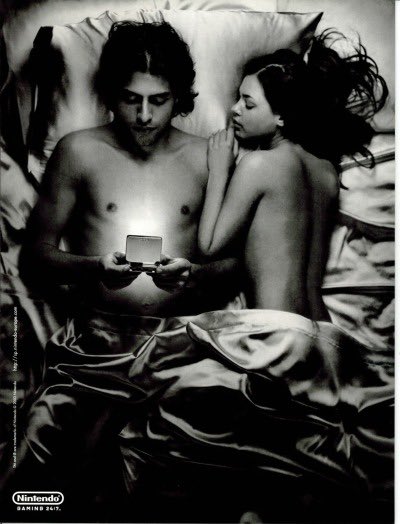 notgwendalupe's tweet photo. Nintendo ad (2003) https://t.co/uj4drkNlLz