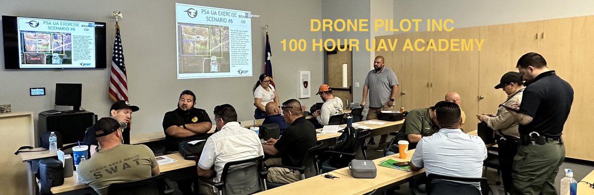 DRONE PILOT INC TRAINING ACADEMY DATES

BEXAR COUNTY #2 REGIONAL UAV ACADEMY MARCH 11TH-12TH, 2024

WILLIAMSON COUNTY #9 REGIONAL UAV ACADEMY APRIL 29TH-30TH, 2024

FOR MORE INFO VISIT dronepilotinc.com/training-dates… CALL 512-303-3255 EMAIL info@dronepilotinc.com