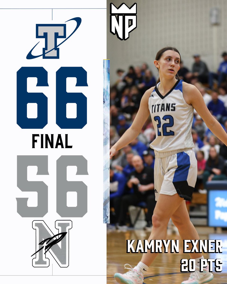 Final

Rockets came storming back and cut the deficit to as low as 1 Point, but Exner’s 20 Point 1st Half and several clutch scores from Freshman Addison Medeck down the stretch earned a trip to the State Tournament for Papio South🔥

#WhosTheNXTPRO | <a href="/kamrynexner/">kamryn exner</a>