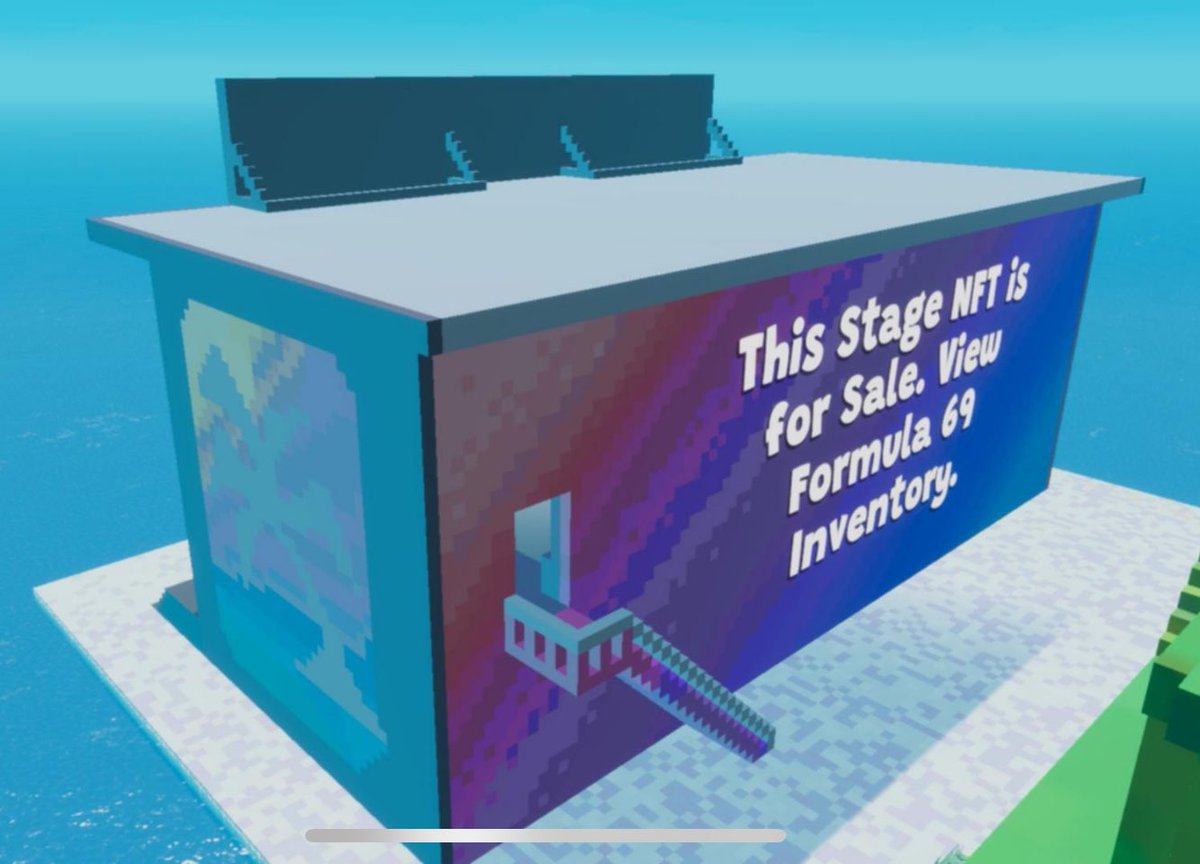 FSixtynine's tweet image. I’m Selling this Stage NFT ready to enjoy on @Nifty_Island I just need MATIC to cover gas claims! 🙏