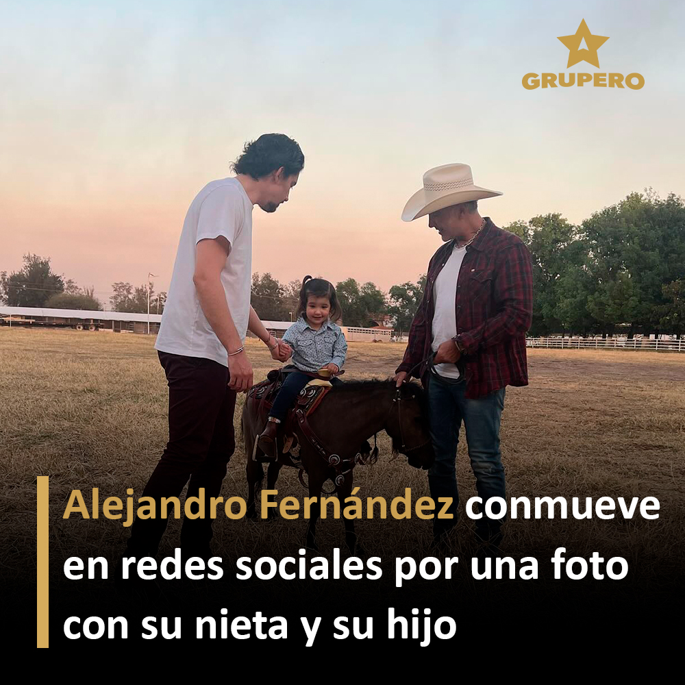 Alejandro Fernández exhibió su faceta como abuelito, dándole unas clases a su nieta de como montar caballo en un poni. 🥰👇
youtube.com/shorts/d40tJw6…