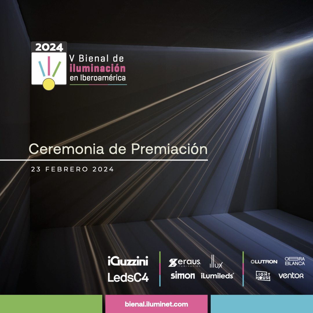 ¡Bienvenidos a la Ceremonia de Premiación de la V Bienal de Iluminación en Iberoamérica!

Sigue la transmisión en vivo desde las 9:00PM en nuestra cuenta de Instagram: <a href="/iluminet/">Iluminet</a>

#VBienalDeIluminacionEnIberoamerica #BienaldeIluminacion