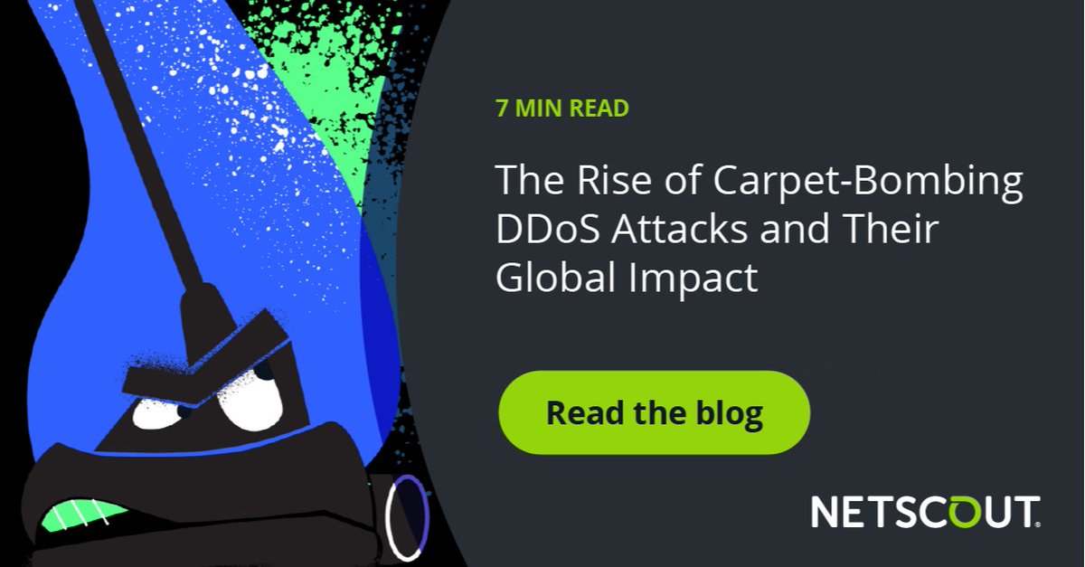 The surge in Carpet-Bombing #DDoSAttacks demands our attention. As these attacks grow in complexity and scale, staying informed about emerging trends is crucial for defending against this pervasive threat. Stay ahead of the curve. @NETSCOUT bit.ly/3uIZC1o