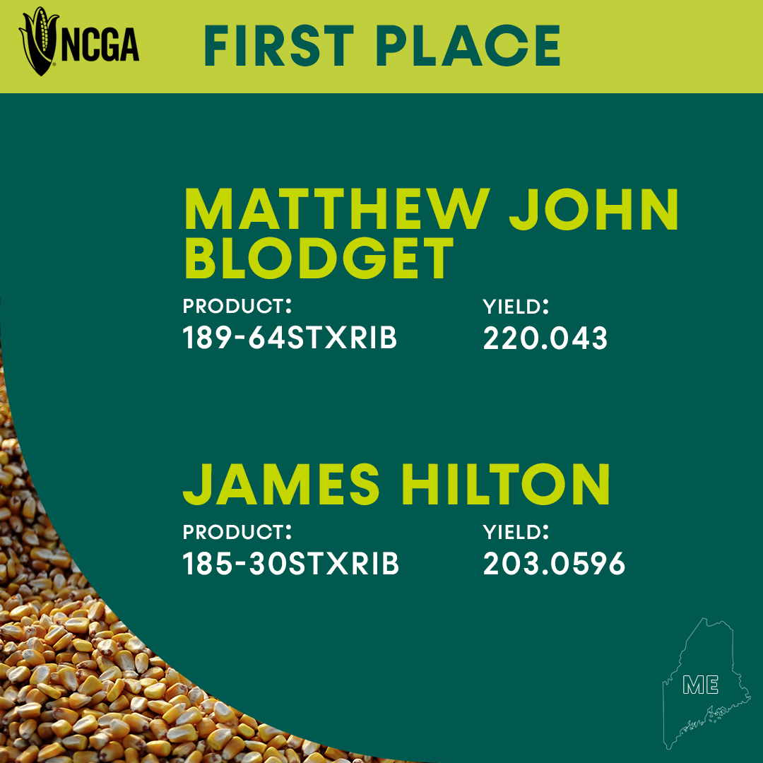 ChannelSeed's tweet image. Channel growers everywhere had fields that were #PlacedToPerform in 2023. 💪 Congratulations to these @NationalCorn Growers Association Yield Contest first place winners in Maine!

Find us at the @Bayer4CropsUS booth at @ComClassic to keep the celebration going! #ChannelingUp