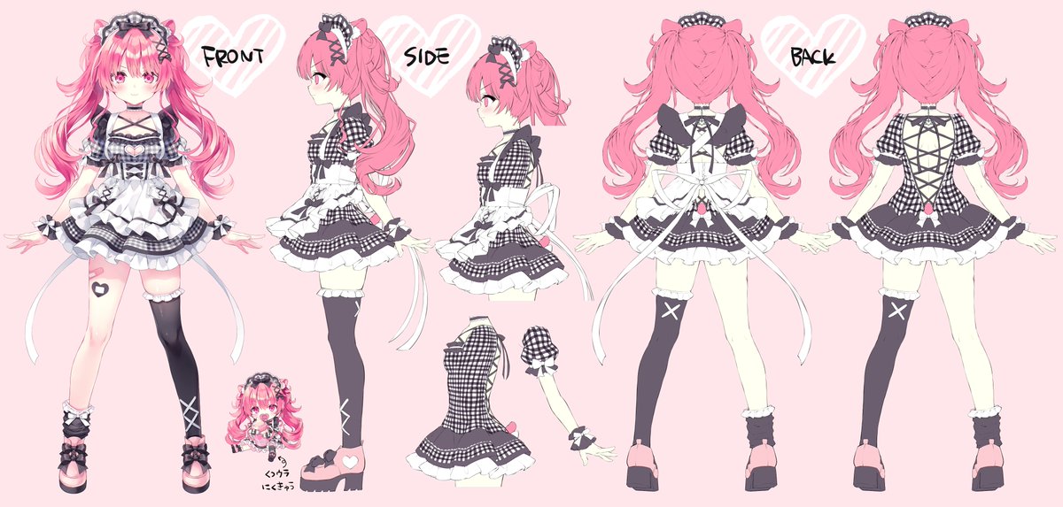 3Dお披露目配信で先行公開したけど改めて！ 三面図公開