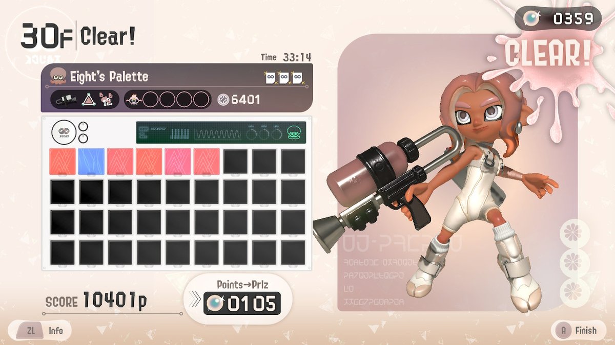greyxheaven's tweet photo. first try + done and dusted #Splatoon3 #NintendoSwitch https://t.co/Qtt5EnCWY4