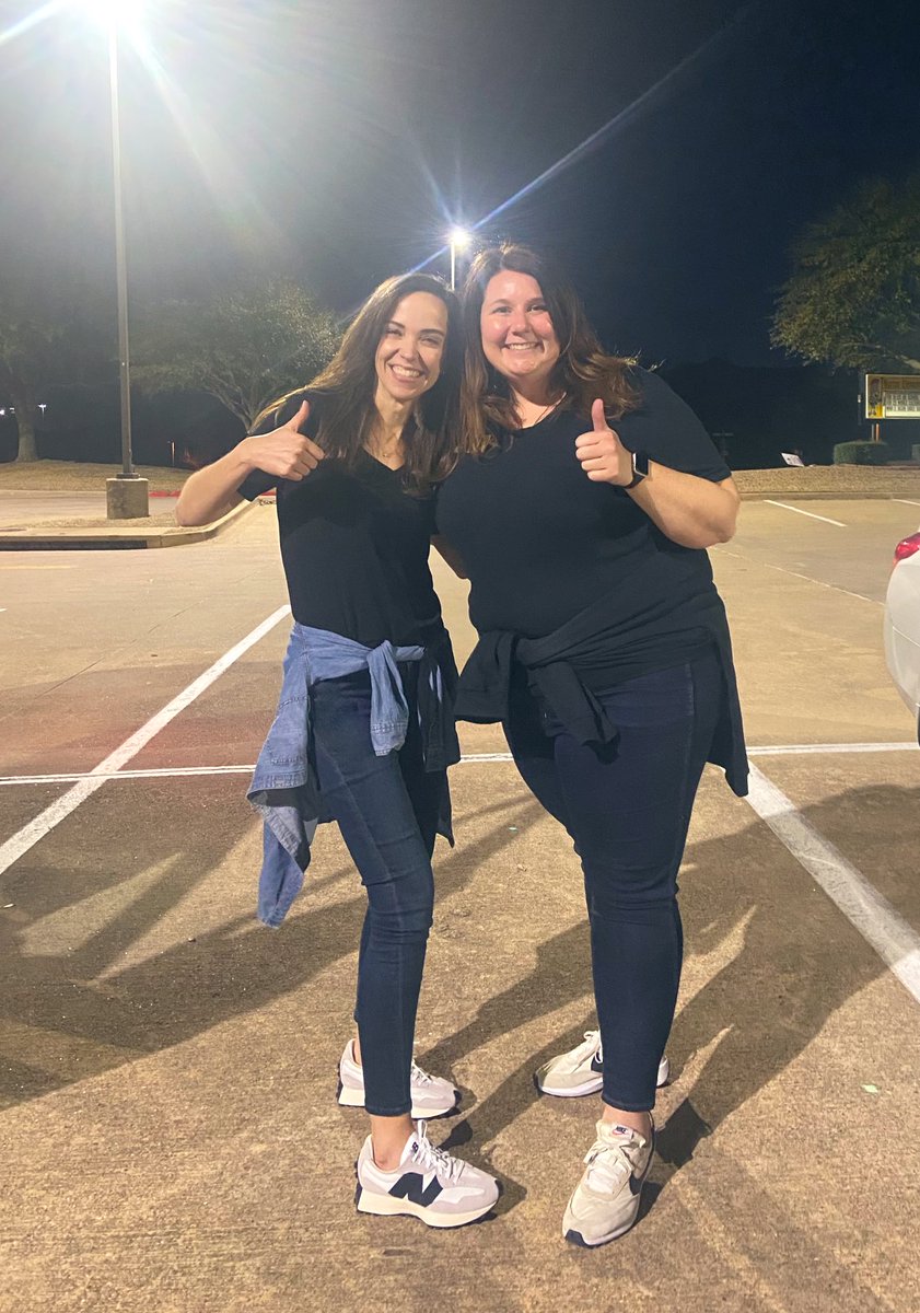 cherry_aimee's tweet image. When you’ve worked together long enough, you begin accidentally dressing alike 🤷🏻‍♀️ Excuse the tired faces; it was a 12 hour day but we had fun every minute!