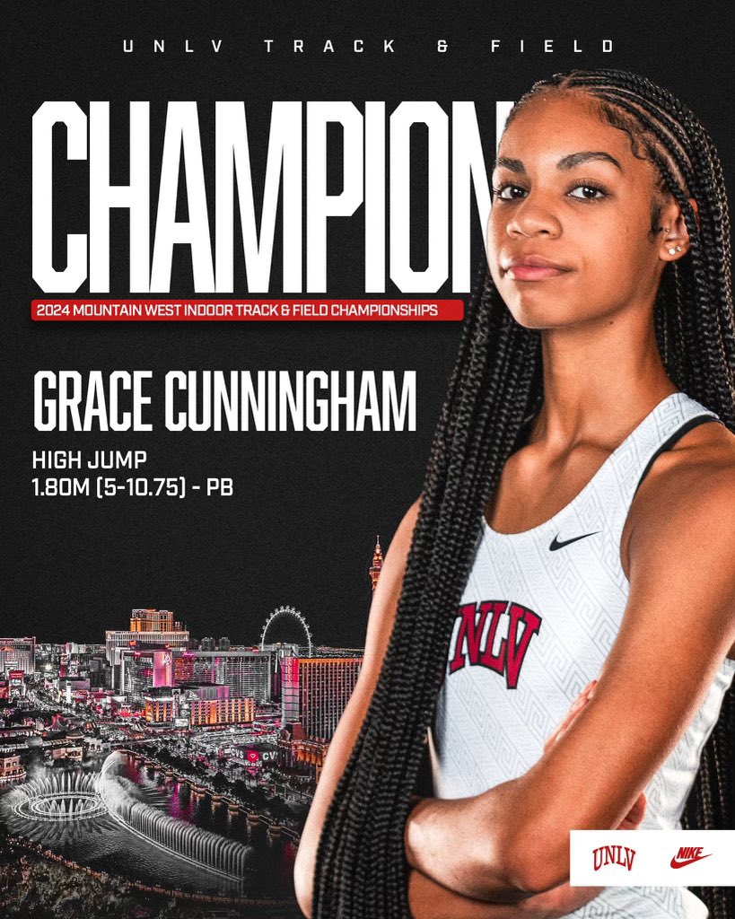 Cunningham sisters making noise. One in the Olympics and the other in the Mountain West. Congrats to @vashtizzle_’s sister Grace. I know their coach is thrilled— and proud @PastorRandallC 🙏🏼