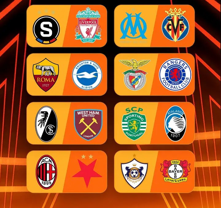 Así será los 8vos de final de la #EuropaLeague