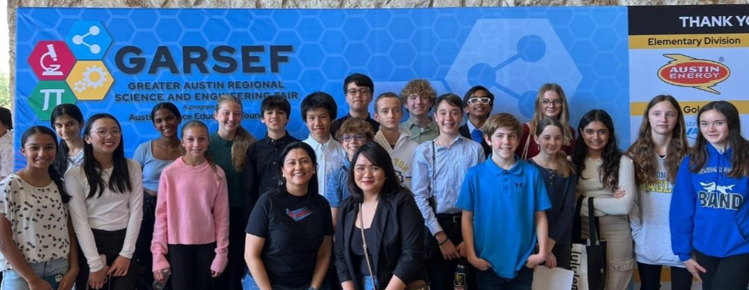 Congrats to our 22 Eagles who competed at Regional Science Fair! 
*Devin C & William N 2nd place, Plants (ADVANCE TO STATE)
*Dax L 4th place, Engineering Technology Statics & Dynamics
*Alvaro S & Aiden Y 5th place, Behavior Sciences
*Vamshika, Special mention Naval award
💙🦅💛