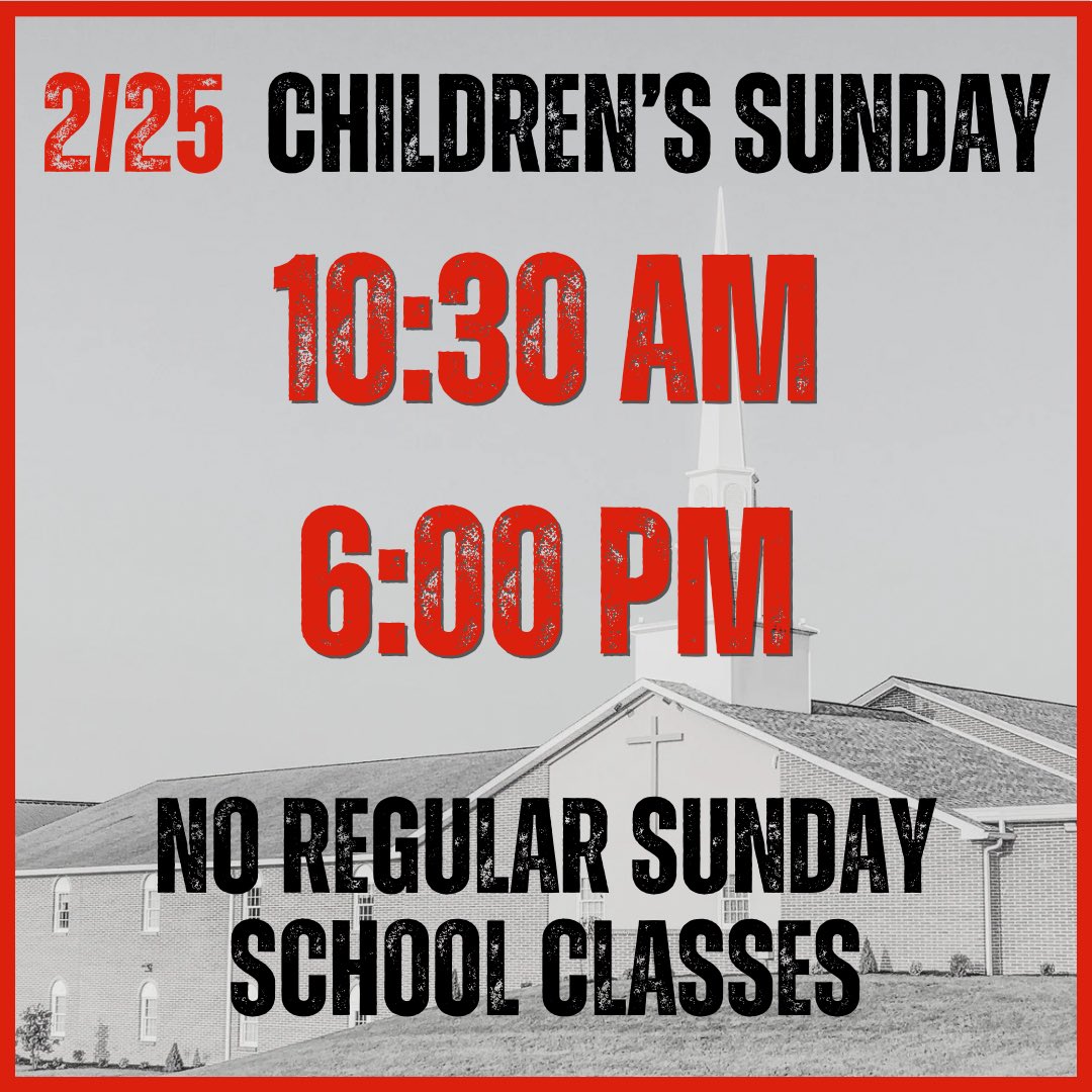 lebanongmc's tweet photo. This Sunday is Children’s Sunday at LGMC! We look forward to having Frances Stetler share as an evangelist to children. 
We will not have regular Sunday School classes, but our 10:30 am and 6:00 pm services are focused on ministry to the children in our congregation. https://t.co/nVh4o1RlbW