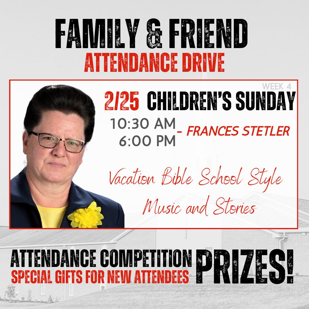 lebanongmc's tweet photo. This Sunday is Children’s Sunday at LGMC! We look forward to having Frances Stetler share as an evangelist to children. 
We will not have regular Sunday School classes, but our 10:30 am and 6:00 pm services are focused on ministry to the children in our congregation. https://t.co/nVh4o1RlbW