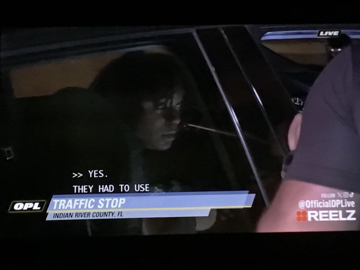 JFracci's tweet photo. So Michael Jackson here, was speeding, ALOT, didn’t stop quickly, no license, reeks like weed, reaching around(to call his mom yeah ok), & has at least 1 gun within reach. Just a Typical Fri. nite on #liveop 😡😡🤣💙 https://t.co/GVN7uHCDsC