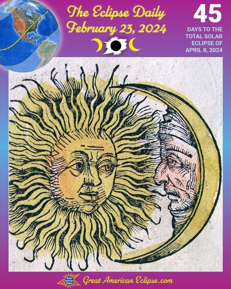 SoJulioGaravito's tweet image. La interacción del Sol y la Luna se ha ilustrado durante mucho tiempo. Este notable grabado en madera apareció en las Crónicas de Nuremberg de 1493. Conoce este documento histórico en buff.ly/42OXyBs
#eclipse2024 #eclipsedaily
por:
Andrés Mejía Valencia.
SJG - Astronomy