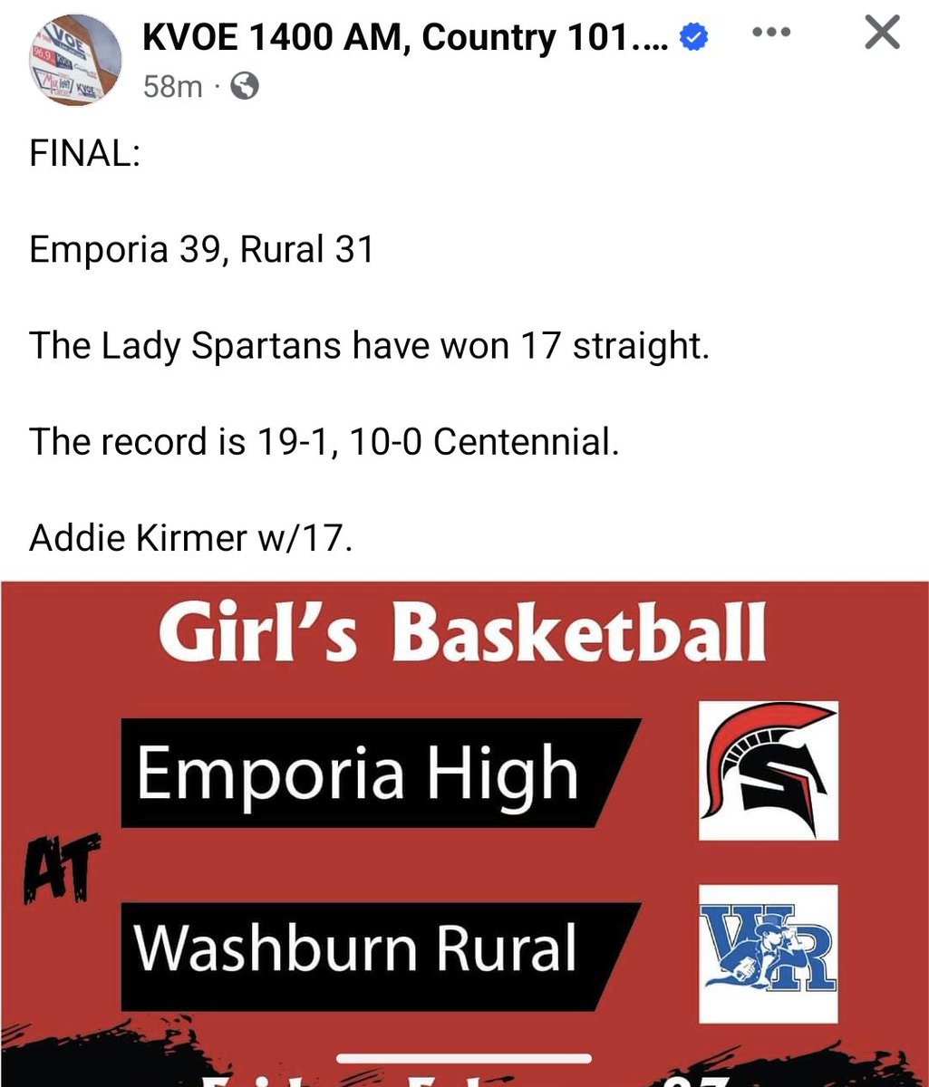 LETS GO!!!!!!!!  So proud ladies! <a href="/EHSLadySpartans/">EHS Lady Spartans BB</a>