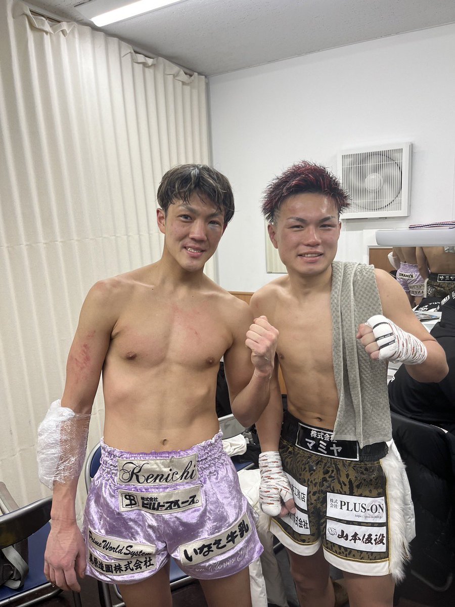 Kick422's tweet photo. #rise176 勝ちました。
翔磨選手 DEEP KICK, HOOST CUP
２つベルト持ってるだけあって
やっぱ強くてやりにくかったです。
あ、会見から。。

強くなってRISEで魅せていきます。
沢山の応援ありがとうございました！ https://t.co/dsp7gsyJaD