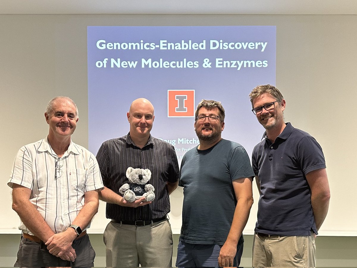 Great to catchup at Monash with our Director <a href="/TheCraikGroup/">The Craik Group</a> and CIs Max Cryle and <a href="/Challis_Group/">Challis Group</a> to hear Doug Mitchell's talk while he's out on sabatical from our partner <a href="/UofIllinois/">University of Illinois</a>. Looking forward to hosting you Doug at our ANU and Queensland nodes shortly.