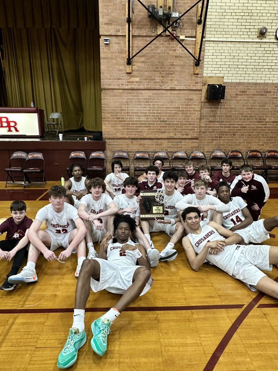 BR_Hoops's tweet photo. Crusaders are regional champions as we beat Perspectives 59-48! Our seniors have now won 30 games and a regional championship in back-to-back seasons! We move on to Wednesday’s Sectional Semifinal at Thorton! #WeAreBR @Rice_Pride https://t.co/C3JFpdkgYd