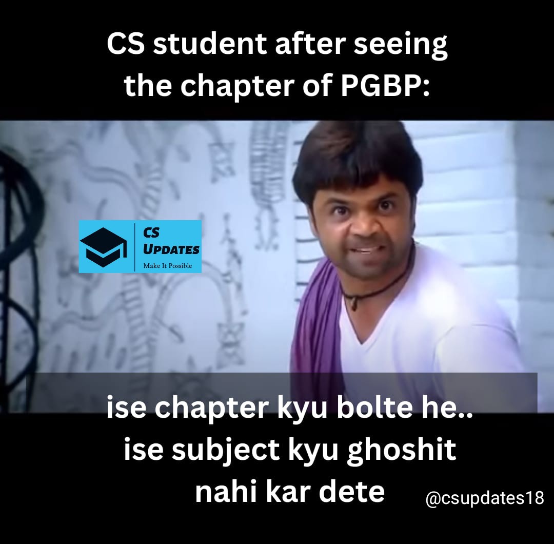 csupdates18's tweet photo. 😂😂😂

#CSUpdates #ICSI #CSStudents #companysecretary #csstudent  #cs #companylaw #csmotivation #csmemes #csjokes #csfoundation #csexecutive #csprofessional #cslife #programme #csquotes #meme #icai #memesdaily #darkmeme #CompanySecretary #CorporateGovernance #CSInstitute https://t.co/kjaC1YIw3u
