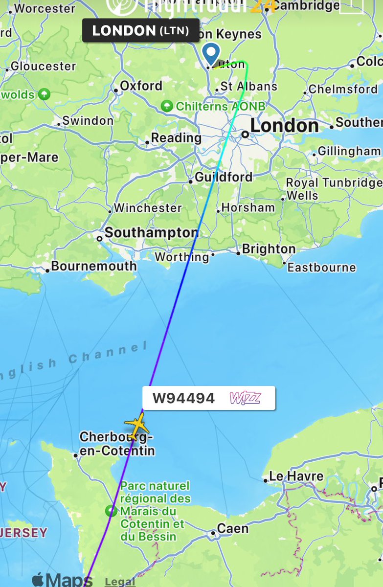 ChristinaC_gl's tweet image. Those lovely folk @NATS came up trumps again tonight with a direct to BPK (left base) all the way from the French coast, saving both time and fuel.
Much appreciated by the crew 🙏🏻 #HappyPilots
