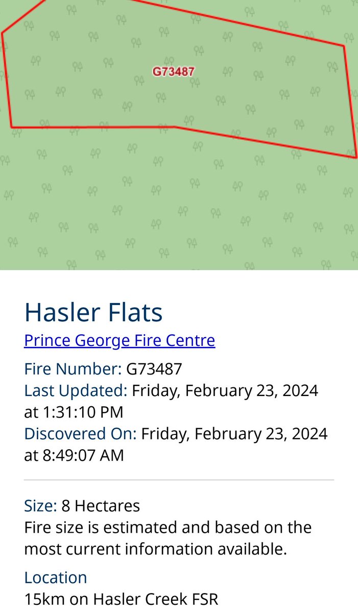 New #bcfire in the #princegeorgebc fire zone #chetwynd energeticcity.ca/2024/02/23/wil…